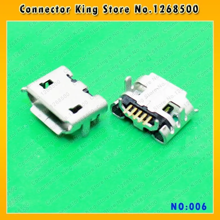 ChengHaoRan 50 шт./лот Micro 5 контактный разъем USB Jack задний для зарядки планшета телефона