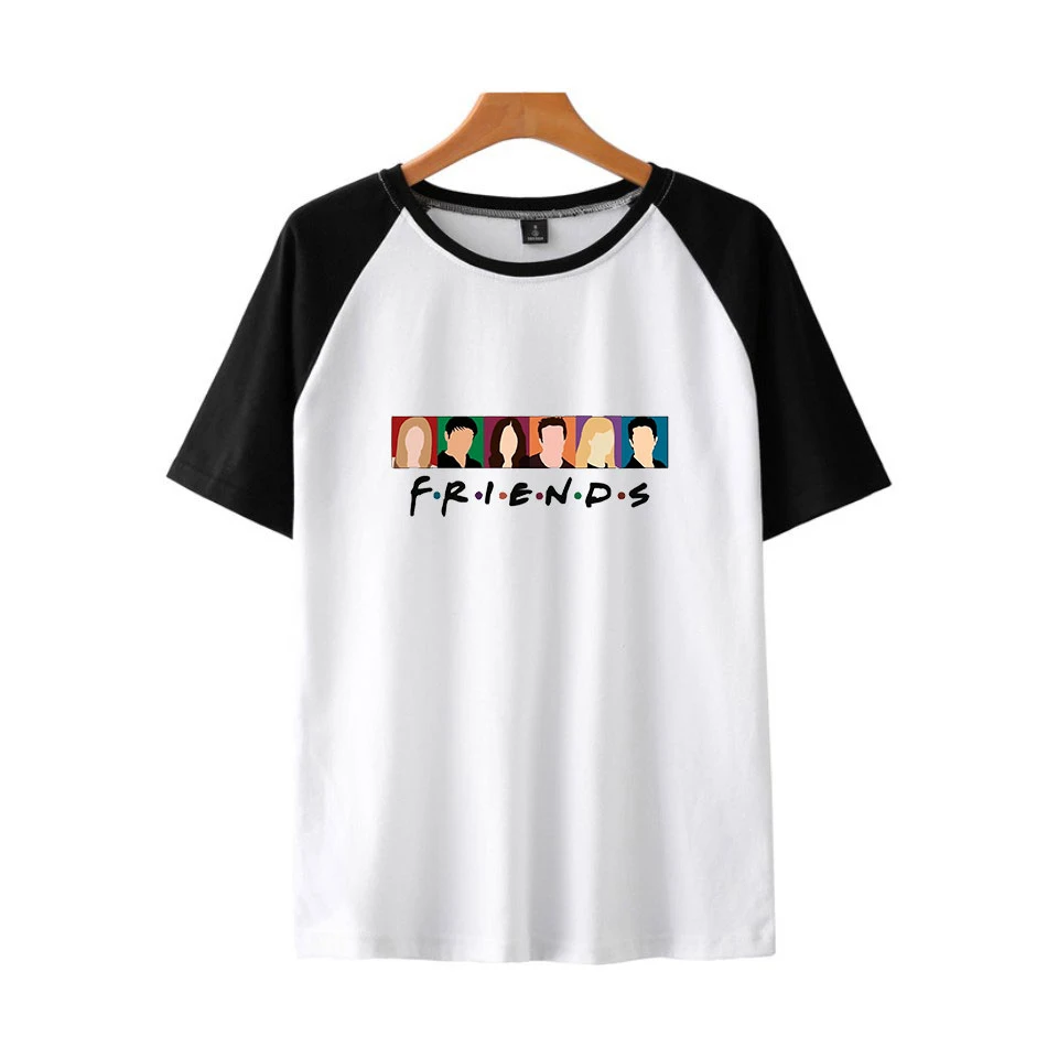 Мужская/Женская хлопковая футболка с коротким рукавом и реглан Friends Ill Be There for You