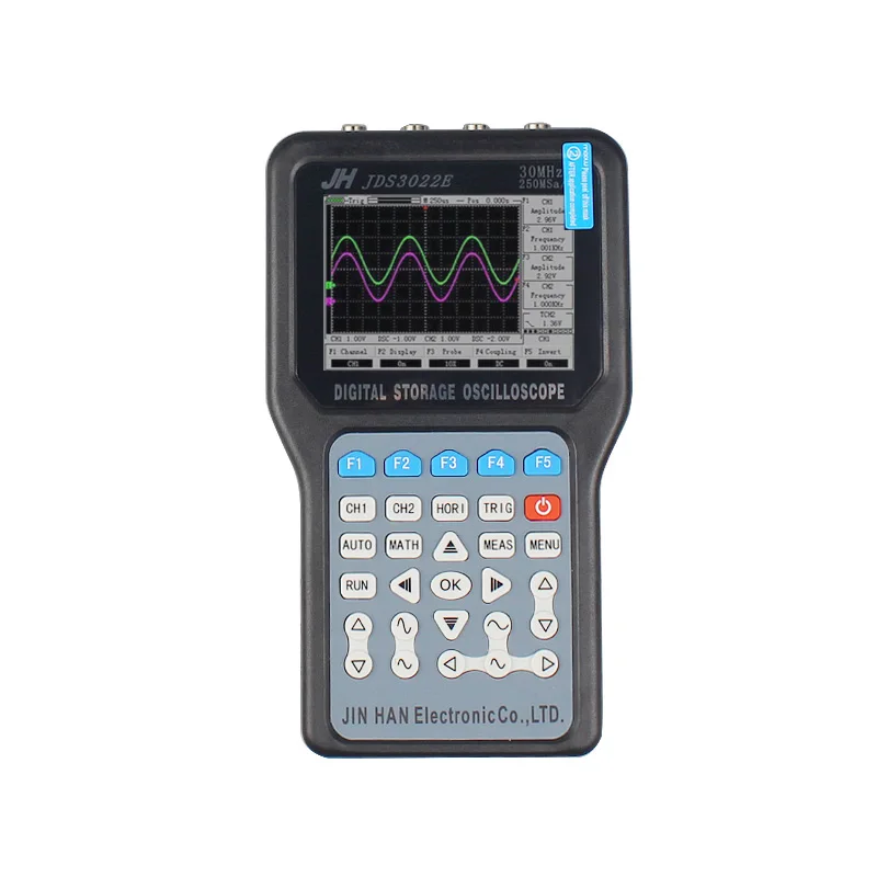 JINHAN JDS3022E портативный осциллограф 2CH цифровой 50 МГц 500MSa/S генератор сигналов|Осциллографы| |