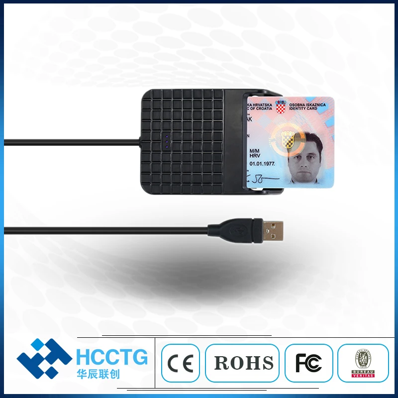

ISO 7816 и EMV2 2000 уровень 1 Смарт-Карты считыватель интерфейс USB DCR33