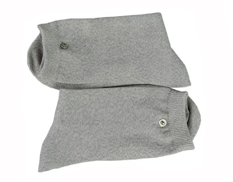 10 пар электродов красоты перчатки/носки серебряные нити Проводящие перчатки для