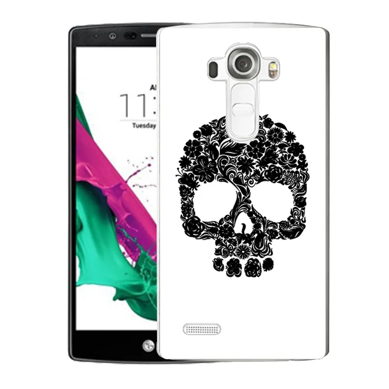 Qmswei ТПУ прозрачный чехол для телефона LG K3 K4 K5 K8 Мягкий Череп Защитный пиратский