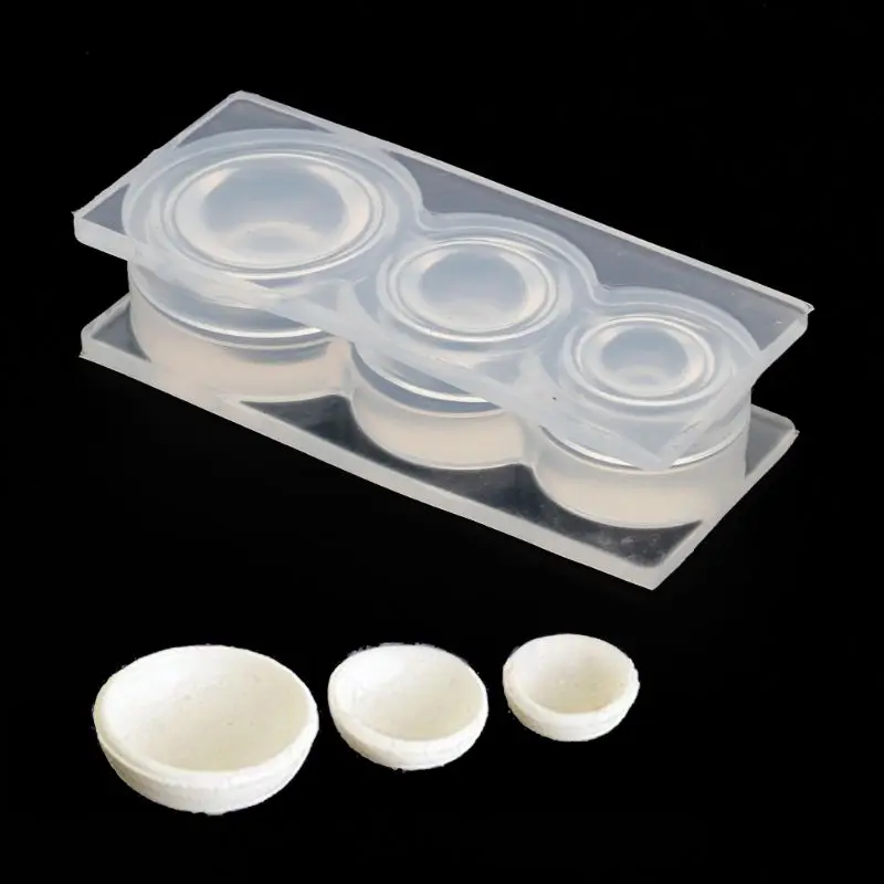 

Cute Mini Bowl Silicone Resin Molds Earrings Pendant Necklace Jewelry Mold Tools