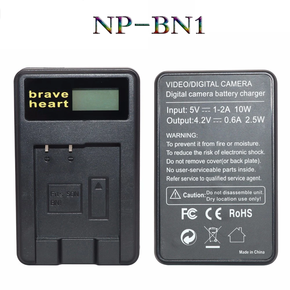 Горячая Распродажа 2x bateria NP BN1 np bn1 NPBN1 батарея + ЖК зарядное устройство USB для sony DSC