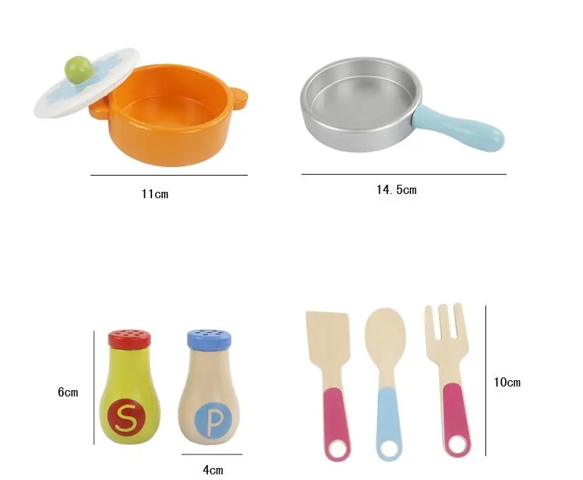 Фирменные детские деревянные кухонные игрушки большого размера со скамейкой для