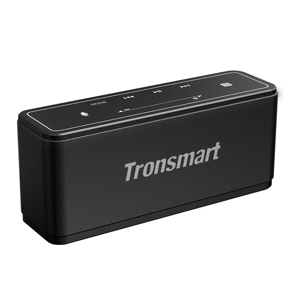 Черный Tronsmart Mega Bluetooth динамик портативный беспроводной динамик 3D цифровой звук TWS 40 Вт Выход NFC MicroSD портативный динамик - Цвет: Черный