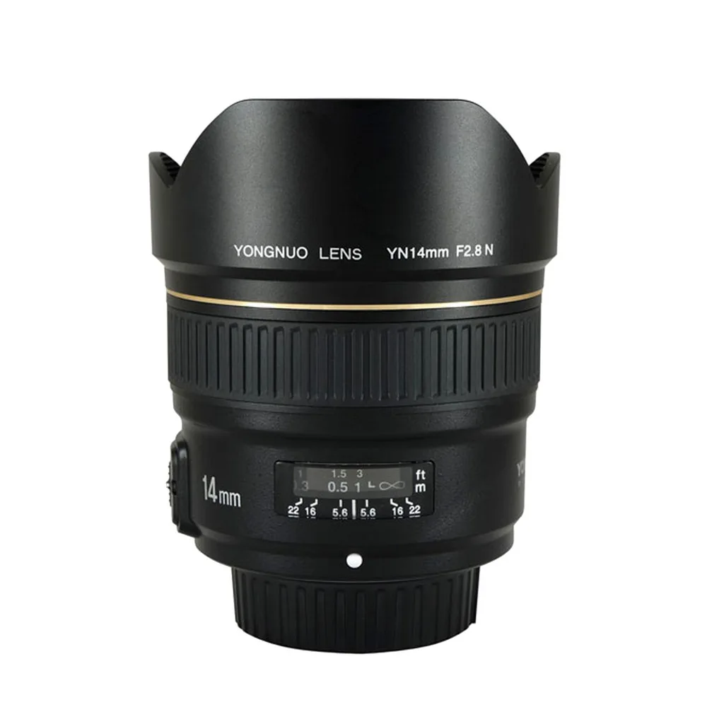 Новый объектив Yongnuo YN14mm F2.8 AF MF с автофокусом ультра широкий Anglr Prime для камеры Canon 5D