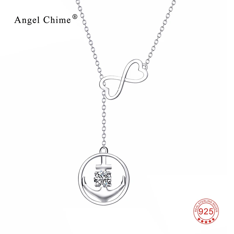 Женский чокер из серебра 925 пробы с фианитом|necklace jewelry|jewelry for womennecklace infinity |