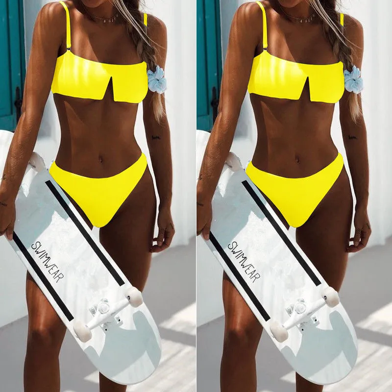 Сексуальный женский летний стиль купальник новинка 2018 Женский комплект бикини с