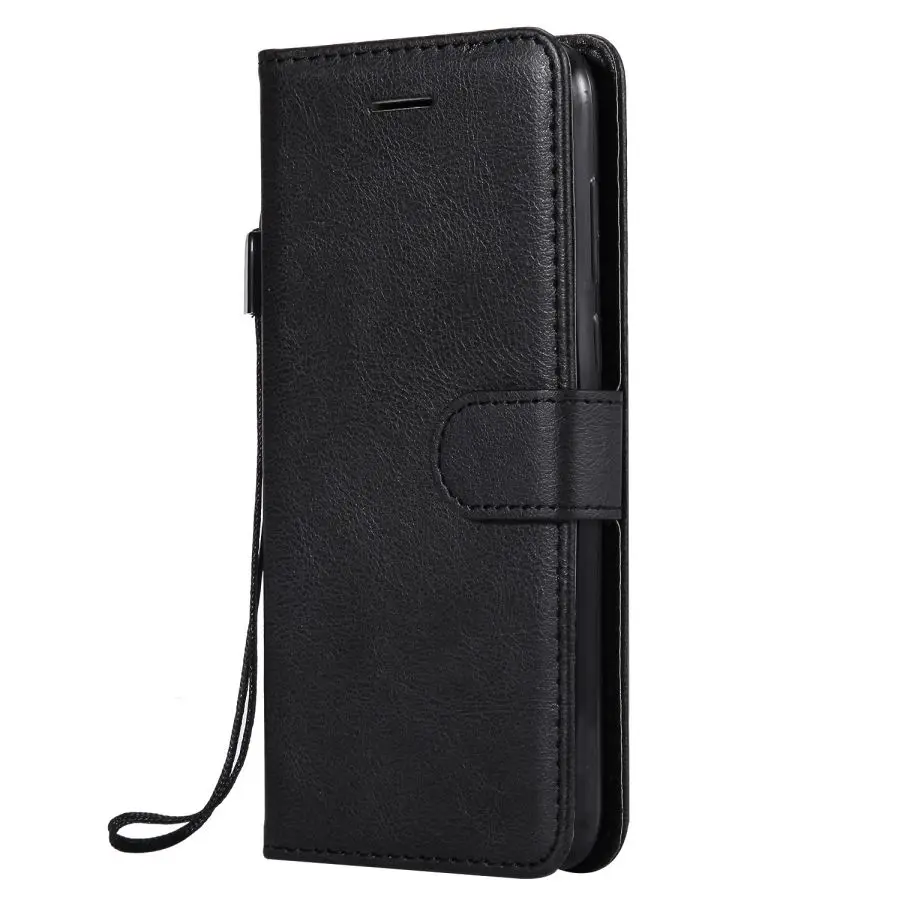 Black Флип-кожаный чехол для Funda Xiaomi Redmi GO, чехол для Coque Xiaomi Redmi GO, чехол-книжка, Кошелек, Чехол для мобильного телефона, сумка для женщин и мужчин - Цвет: Black