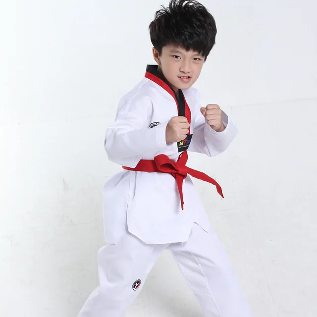 Formal Children Kimono Judo Kickboxing Practice Costume set White Kids Boys Girls Taekwondo Set Karate Tae Kwon Do Clothes 3-14Y | Детская