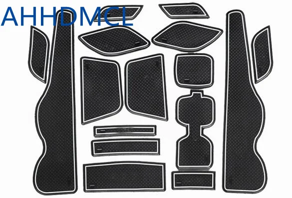 

Car Door Groove Mat Gate Slot Cup Armrest Storage Pad For Cr-v 2012 2013