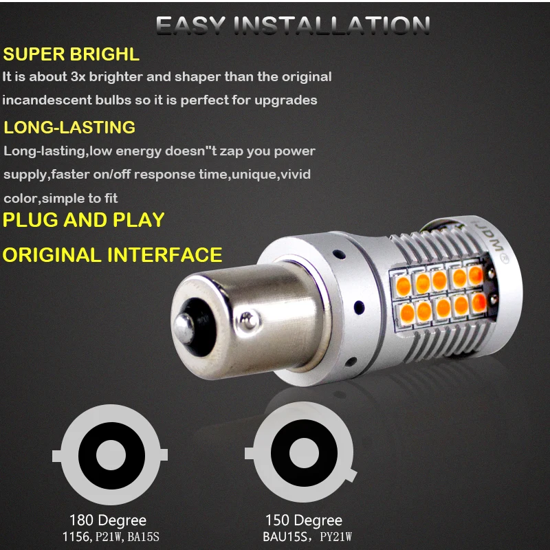 Gtinthebox Bau15s led p21w 1156 ba15s canbus led для указателей поворота мотоцикла или автомобиля сигнал поворота стоп-сигналы лампа заднего хода