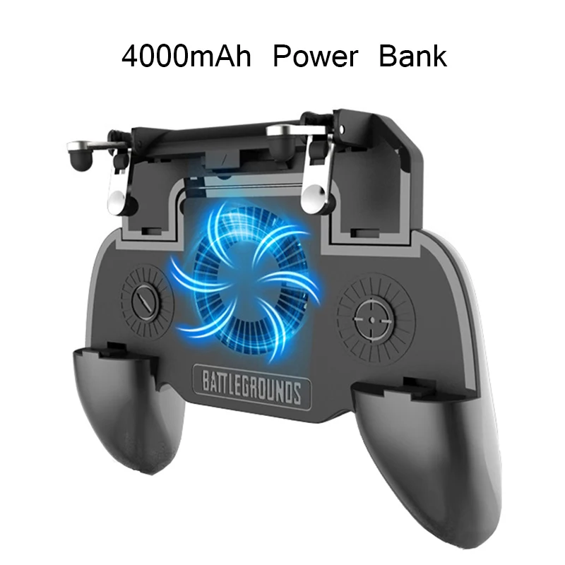 4000mAh Power Bank Rovtop Pubg мобильный контроллер геймпад и держатель для телефона кулер вентилятор Pubg телефон триггер L1R1 джойстик для шутеров 4000 мАч power Bank Z2 - Цвет: 4000mAh Power Bank