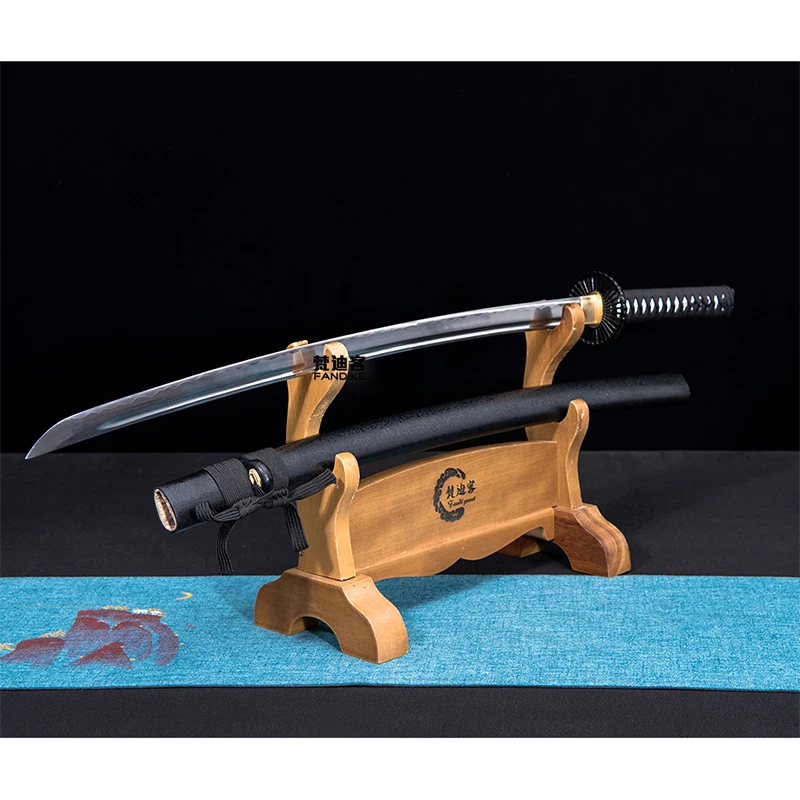 HANDMADE JAPANESE SAMURAI KATANA SWORD CARBON STEEL FULL TANG SHARP Carbon Steel Wakizashi Samurai Katana Sword