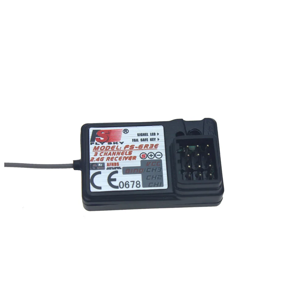 Приемник F01814 Flysky FS GR3E 3 канала 2 4G с предохранителем GT3B GR3C обновленный для