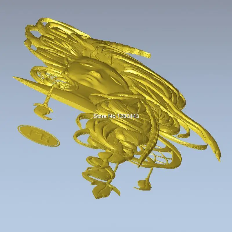 Высококачественная новая 3D модель для ЧПУ резная фигурка скульптурная машина в