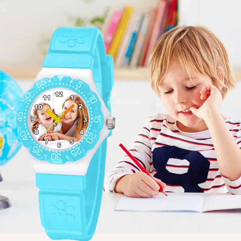 Детские резиновые часы A3331 индивидуальные фоточасы Оригинальные наручные для