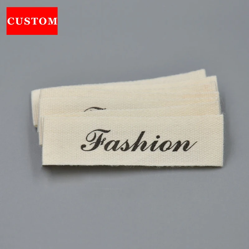 factory customized made garment washing label white cotton clothing printed personalized labels sewing accessories | Дом и сад