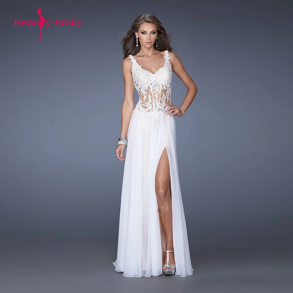Новое роскошное сексуальное платье выпускного вечера Длинные блестящие вечерние платья Платье выпускного вечера с бисером