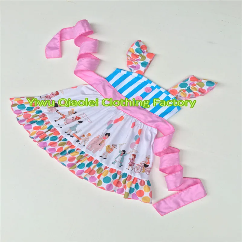 Новинка популярная летняя одежда для маленьких девочек в европейском и
