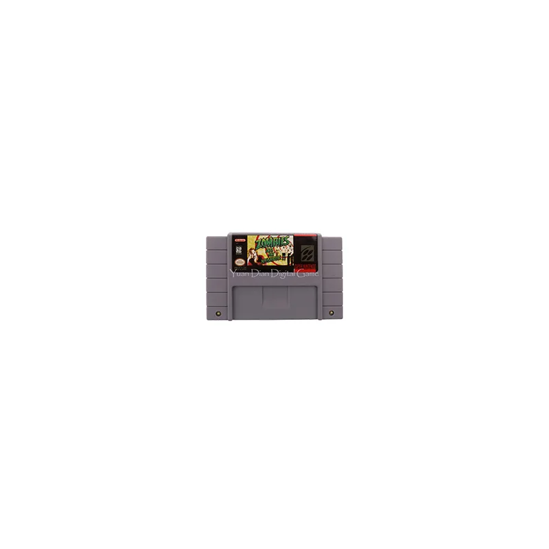 Zombies Ate My 16 бит NTSC Sonic4 видеоигры картридж Консоли Карты Английский язык версия США(можно сохранить - Цвет: Zombies Ate My