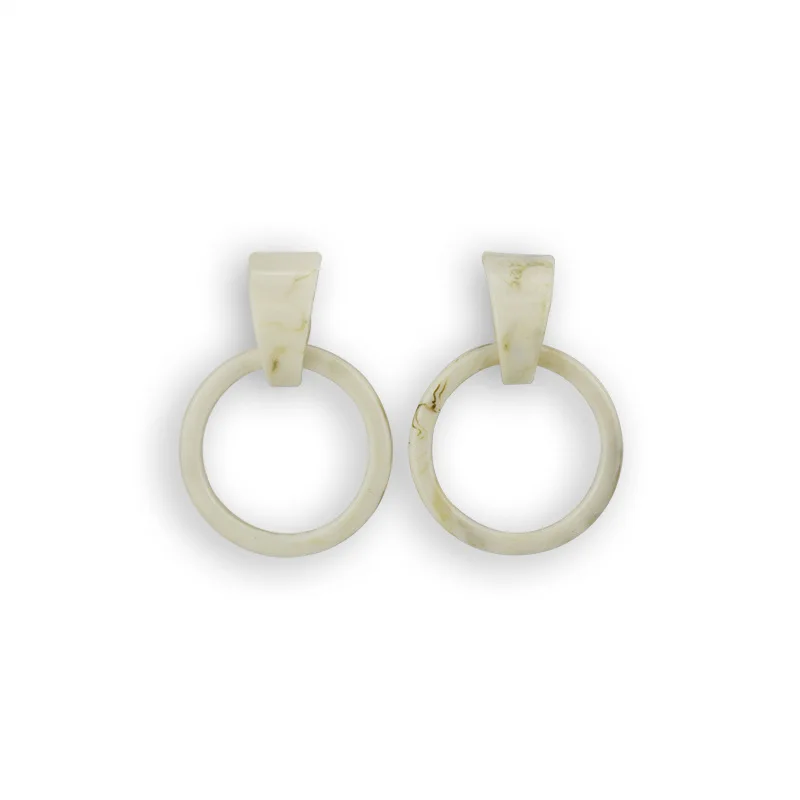 2019 новые индивидуальные ретро кулон серьги женские модные геометрические Смола