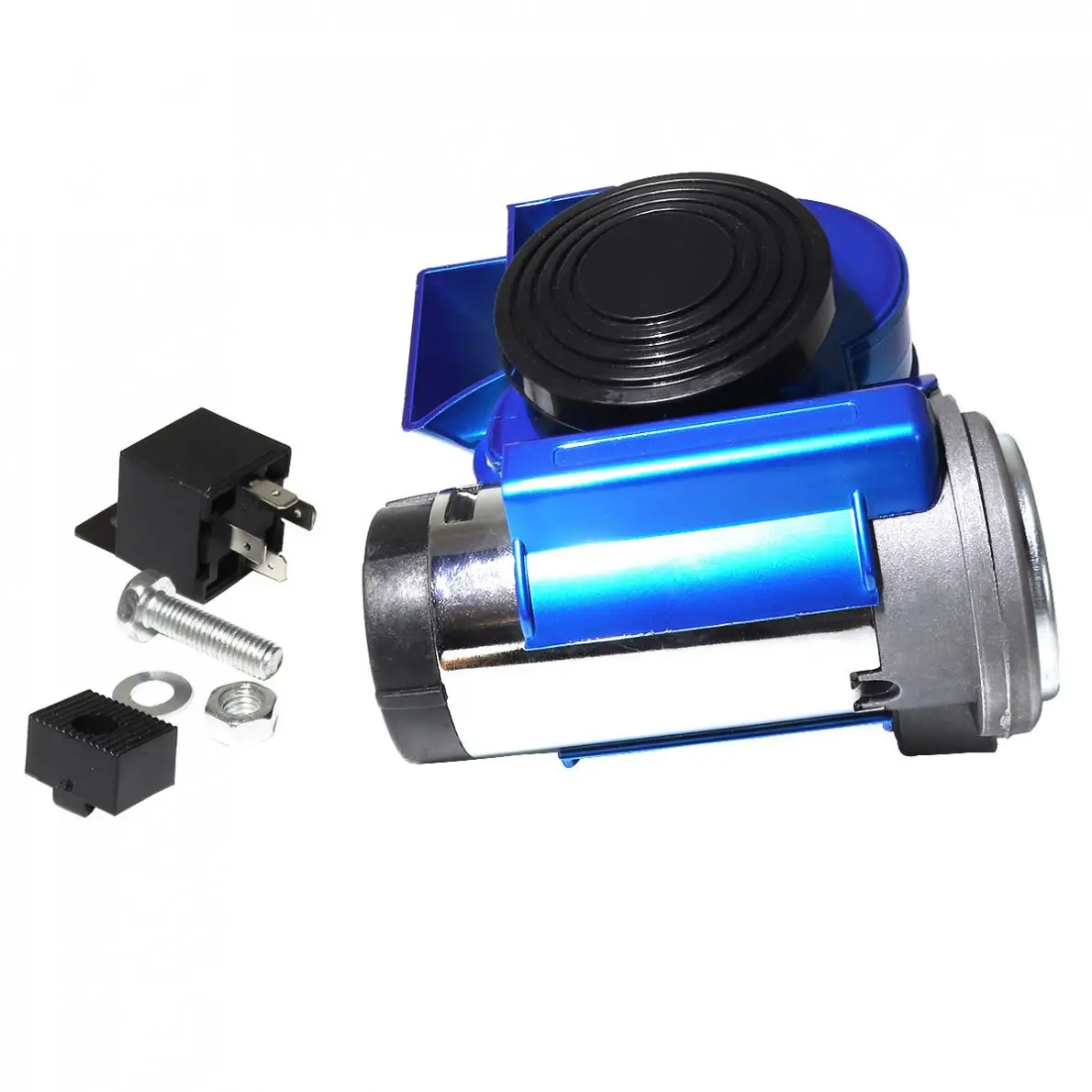 DC12V 139dB автомобильный лак синяя Улитка Компактный Двойной Воздушный Рог для автомобиля мотоцикла яхты лодки внедорожника велосипеда