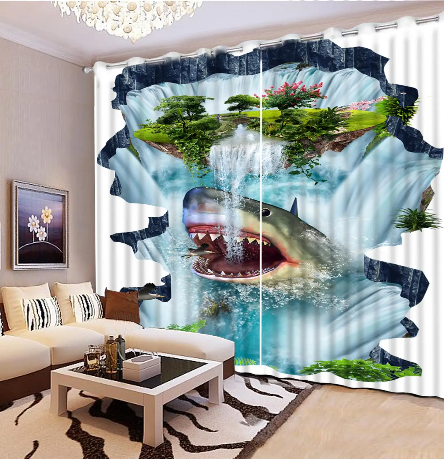 

curtain home window customize curtains blackout for bedroom living room home decor curtains
