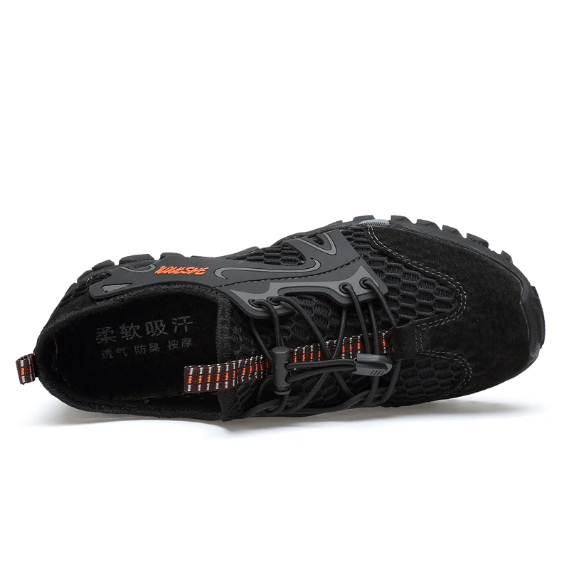 Кроссовки POLALI мужские из натуральной кожи Повседневная сетчатая дышащая Уличная