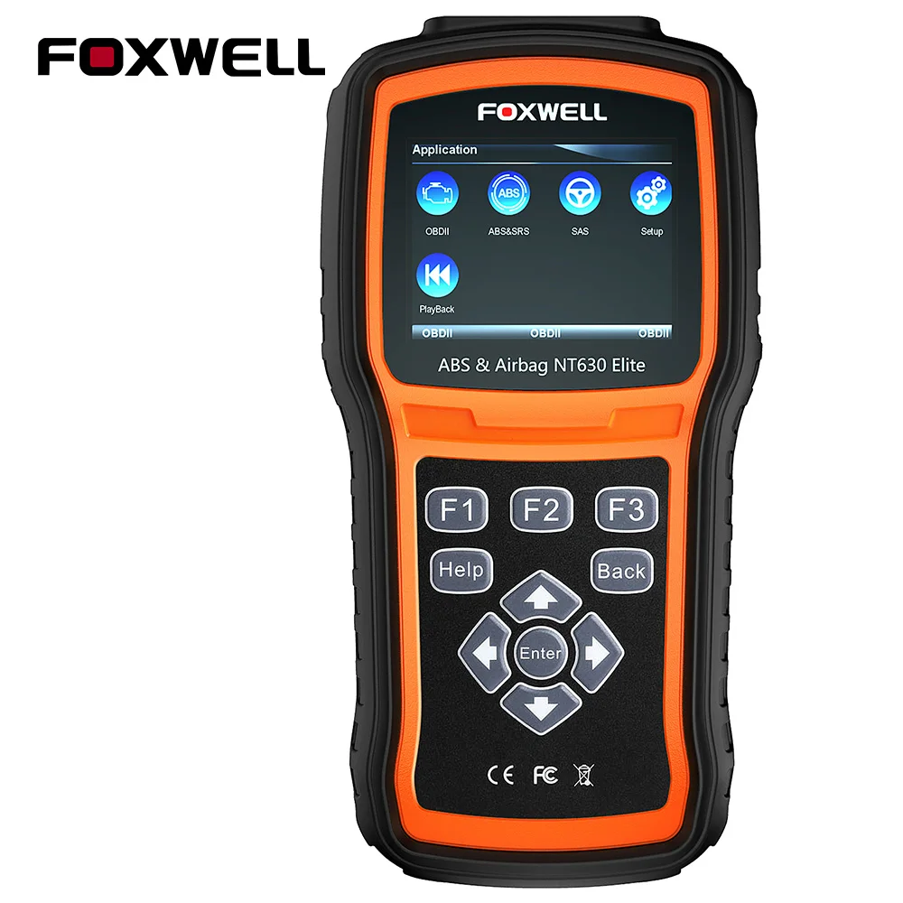 FOXWELL NT630 Elite OBD2 сканер ABS SAS Airbag Reset OBD 2 Автомобильный бесплатное обновление