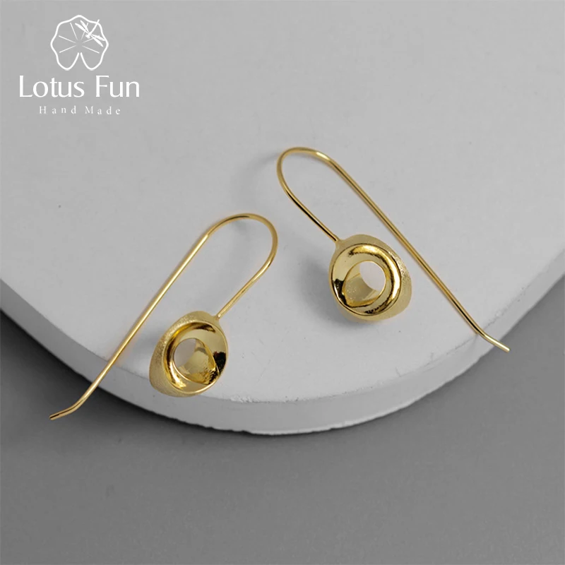 Lotus Fun реальные 925 пробы серебро Творческий дизайнер ювелирных украшений