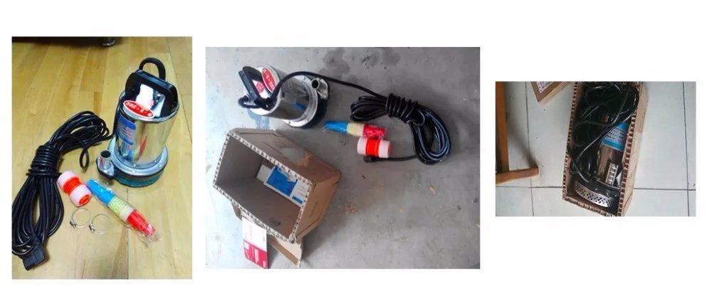 DC погружной водяной насос 100L/мин 12 V/24 v