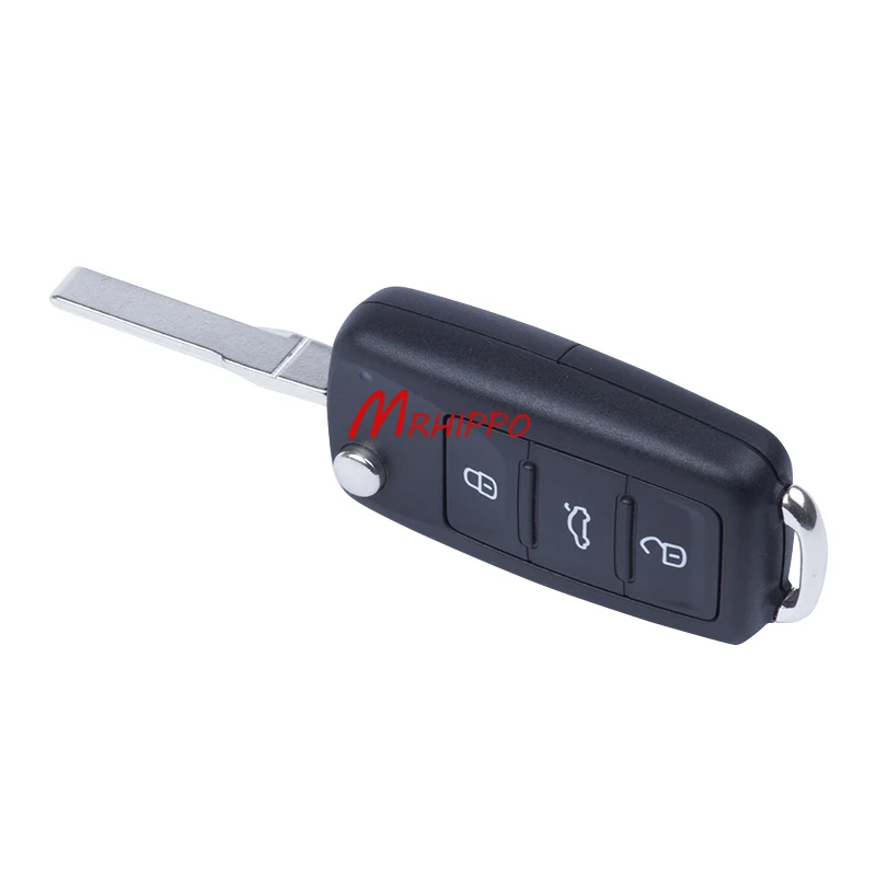 3 кнопки с panic HU66 лезвие дистанционного ключа NBG010180T для Beetle Passat Tiguan 2013 2014 2015 5K0837202R