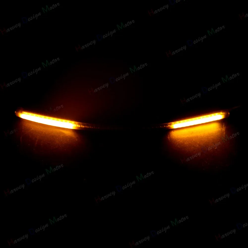 Светодиодный светильник с дымчатыми линзами 8 дюймов бар и стоп-сигналы для