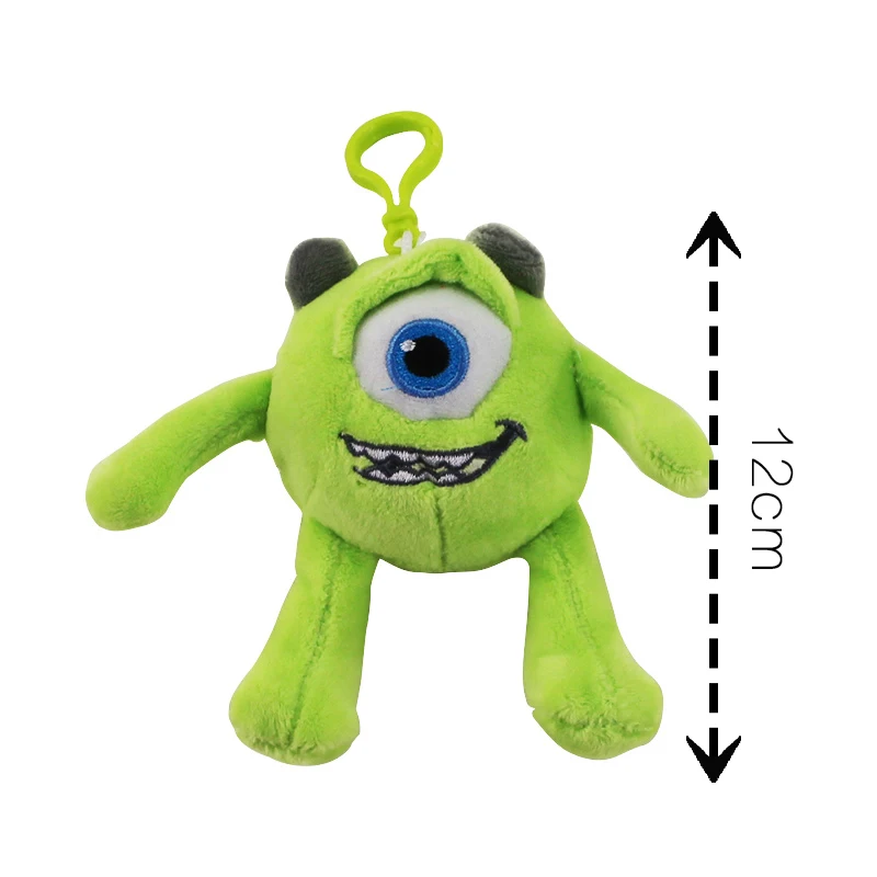 12 см Mike Wazowski плюшевая мультяшная кукла игрушка горячий фильм Mike мягкая Милая хлопковая кукла брелок игрушка для рождественского подарка