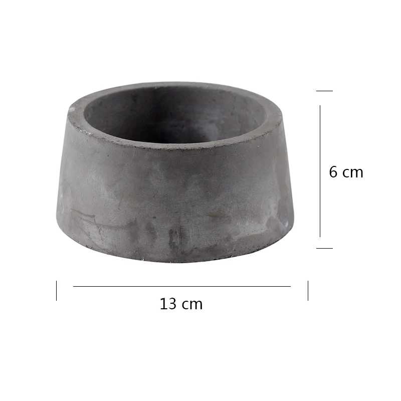 Круглая бетонная форма силиконовая цементная для растений суккулентов