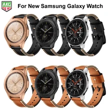 Ремешок из натуральной кожи для Samsung Galaxy Watch Band 42 мм 46 S3 S2 Gear
