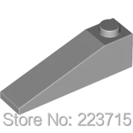 * Brick w. Наклон 4x1*60477 20 шт DIY Просветленный Блок Кирпича часть No.60477 совместим с