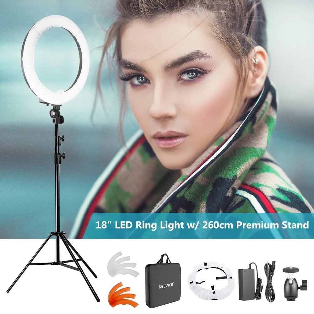 Neewer камера фото SMD LED кольцо свет комплект для видео портретной и фотографии