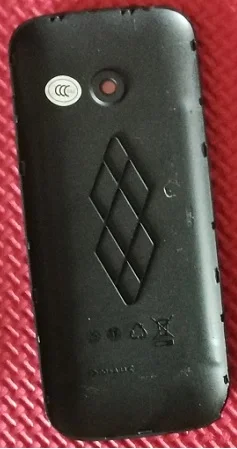 battery cover Корпус PHIXFTOP для мобильного телефона Philips E160, передняя панель+ центральный корпус+ крышка аккумулятора+ клавиатуры для телефона Xenium CTE160 - Цвет: battery cover