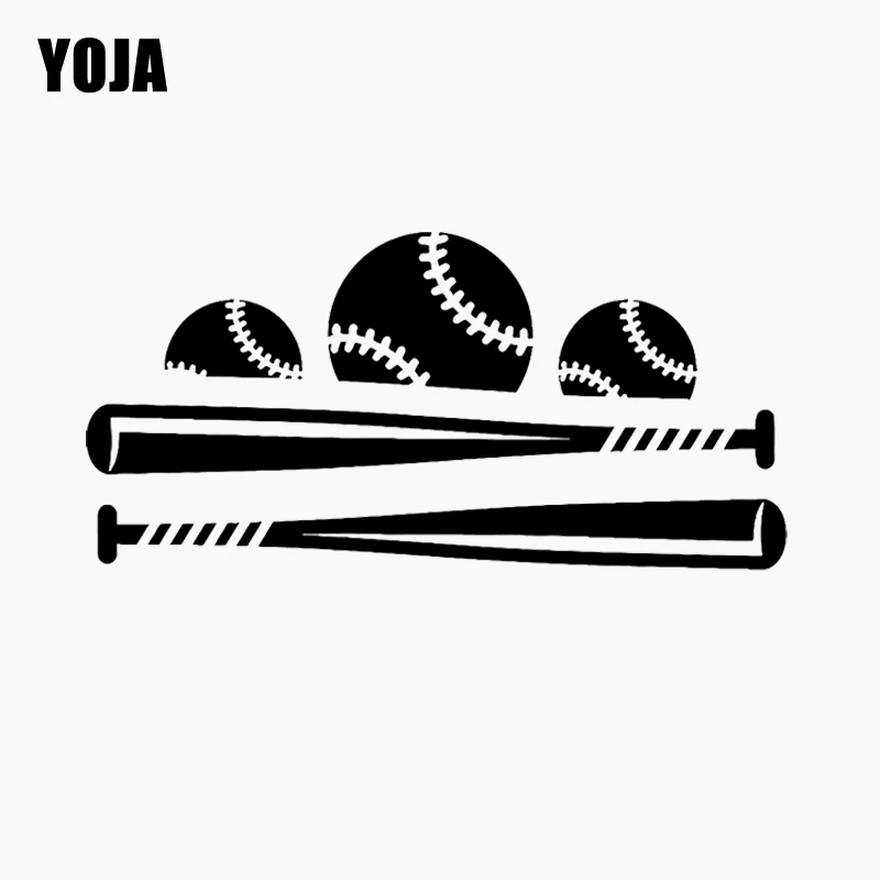 YOJA 48 см * 23 2 интересные бейсбольные настенные наклейки ПВХ сидя кухня и