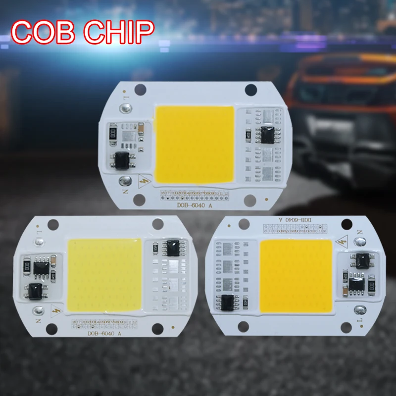 

10Pcs LED COB Light Lamp AC220V 110V 30W 50W Integrated Led Lamp With Smart IC Driver DIY Spotlight Outdoor Garden Floodlight