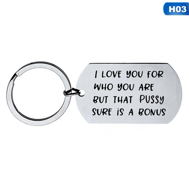 Pussy Circle Ring Пары Смешные я люблю тебя за то, кто ты, но этот член киска конечно является бонусом брелок для друга подруги, жены, жены - Цвет: Pussy Circle Ring