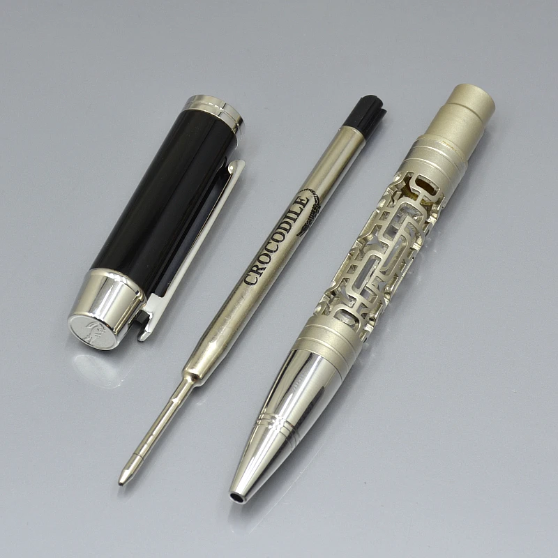 Уникальный дизайн крокодиловая шариковая ручка офисная канцелярская Роскошная