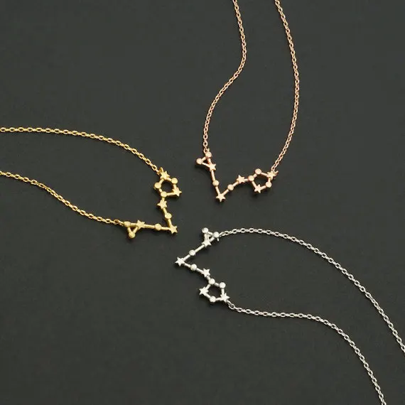 Рыбы колье Знак зодиака Астрология Созвездие подвеска ожерелье ювелирные