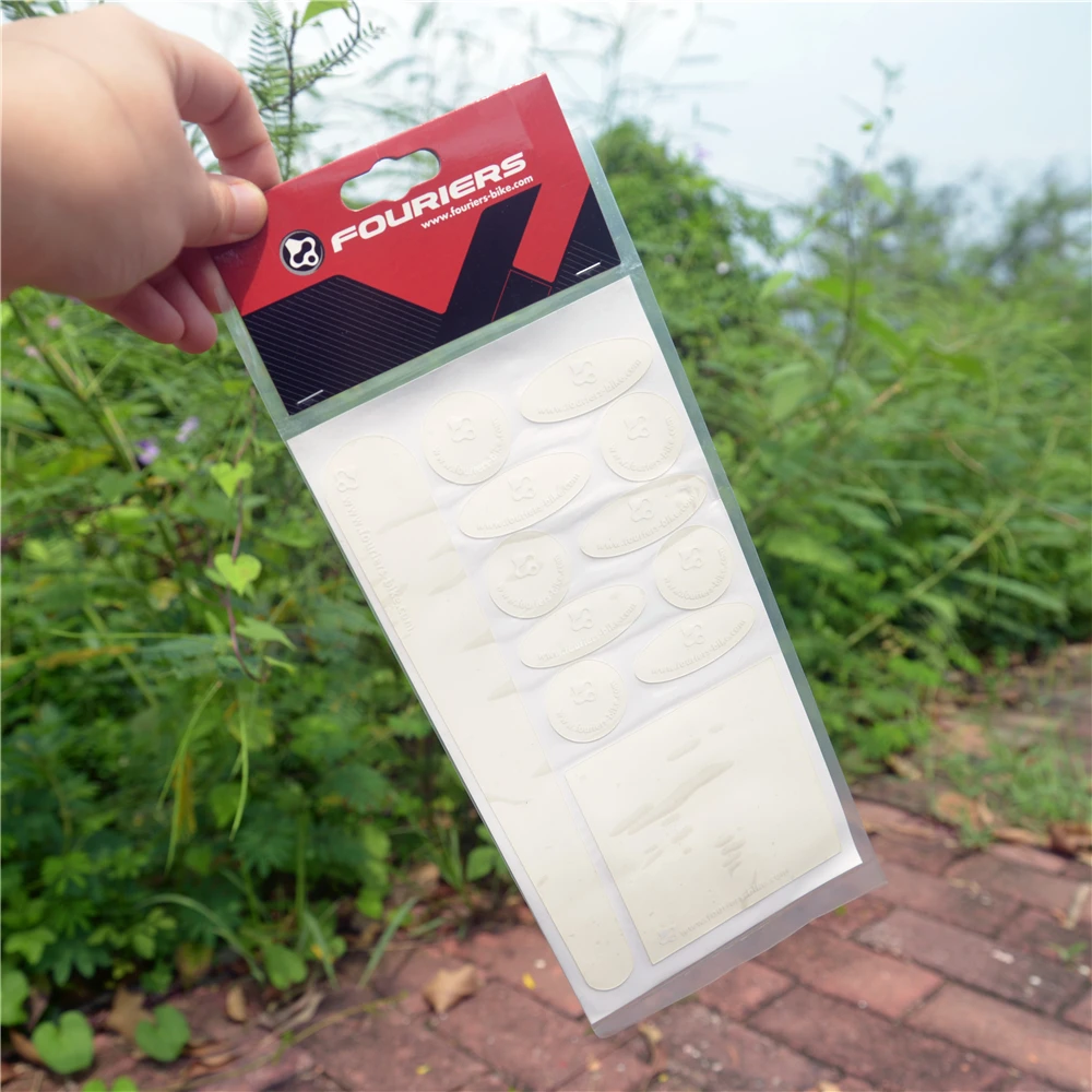 Прозрачная Складная лента для защиты от столкновений на велосипеде|Наклейки