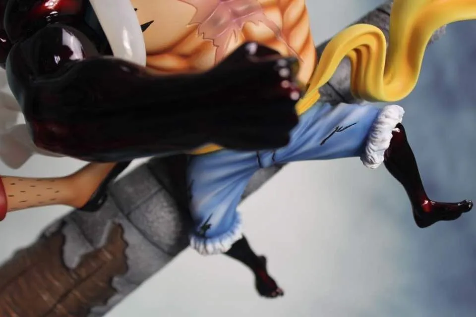 Модель вентиляторов 48 см одна деталь Луффи против Doflamingo GK смола сделано для коллекции рукоделия