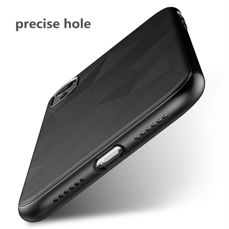 Модный чехол-накладка с геометрическим узором для iphone 6 6s 7 8 9 plus защитный мягкий