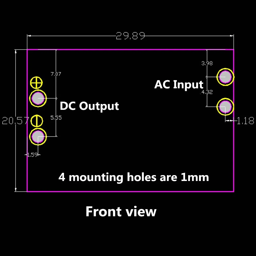 5V700mA (3 5 Вт) изолированный модуль питания переключателя AC DC понижающий 220В поворот